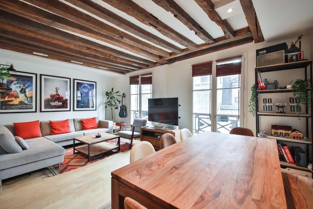 Typical Parisian Duplex#4Pers#Le Marais Apartment Exterior photo