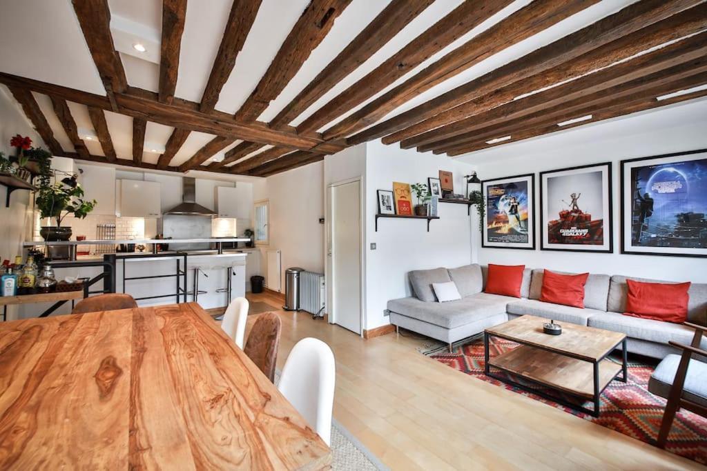 Typical Parisian Duplex#4Pers#Le Marais Apartment Exterior photo